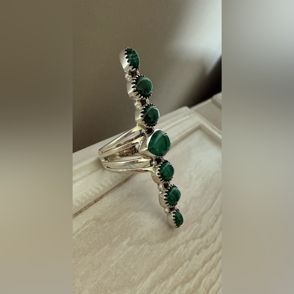 Goldie Lew Lolo Ring Malachite - Picture 4 of 5